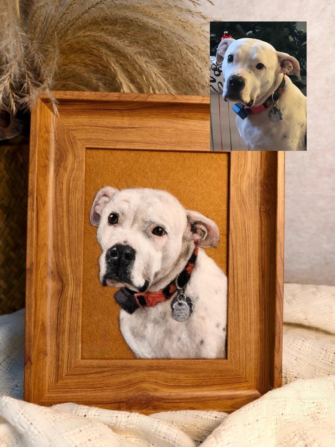 Custom Pet Portrait - 3D Hand-Sculpted Dog & Cat Portraits from Photos (Not just a Painting)