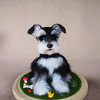 Custom 3D Needle Felted Dog Replica - Personalized Stuffed Animal from Your Pet's Photos