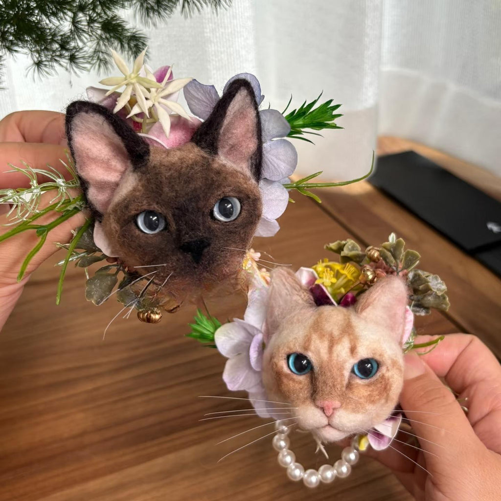 Custom Pet Wedding Brooches - Personalized Dog & Cat Boutonnieres