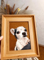 Custom Pet Portrait - 3D Hand-Sculpted Dog & Cat Portraits from Photos (Not just a Painting)
